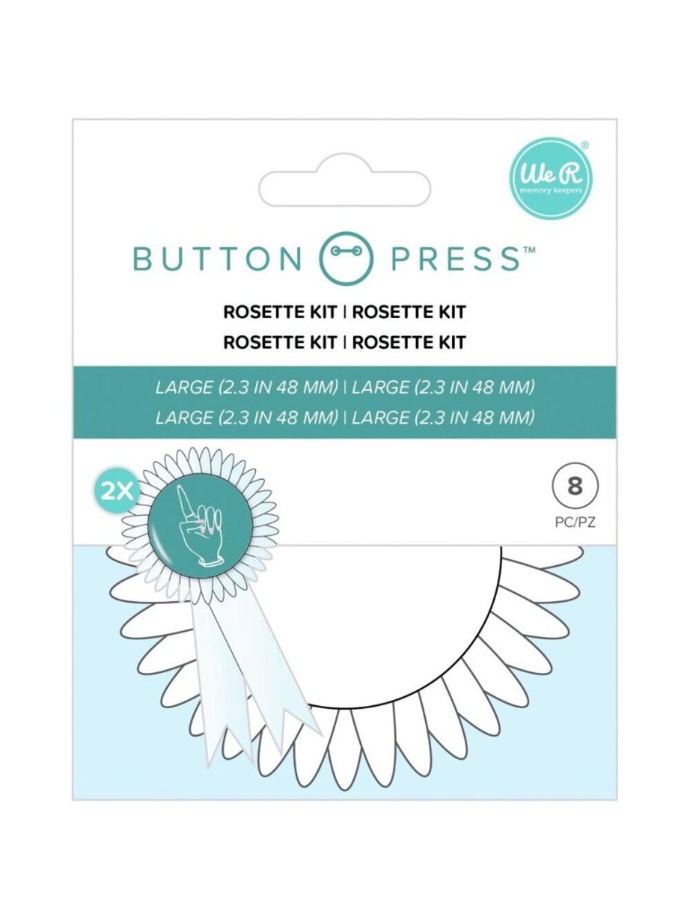 We R Memory Keepers Button Press Rosette Kit-Makes 2